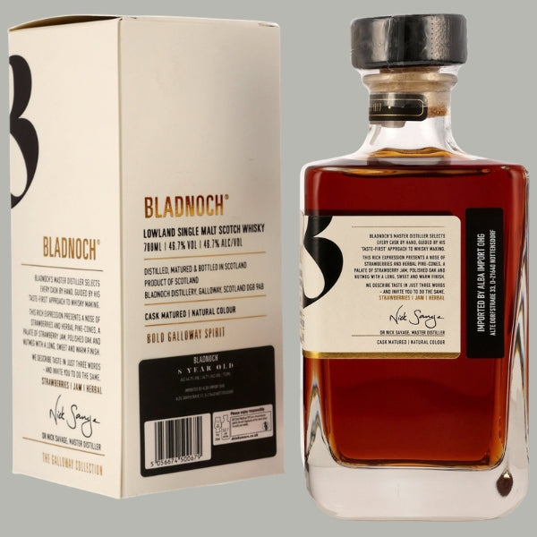 Bladnoch 8 Jahre American Oak Red Wine Cask Double Matured