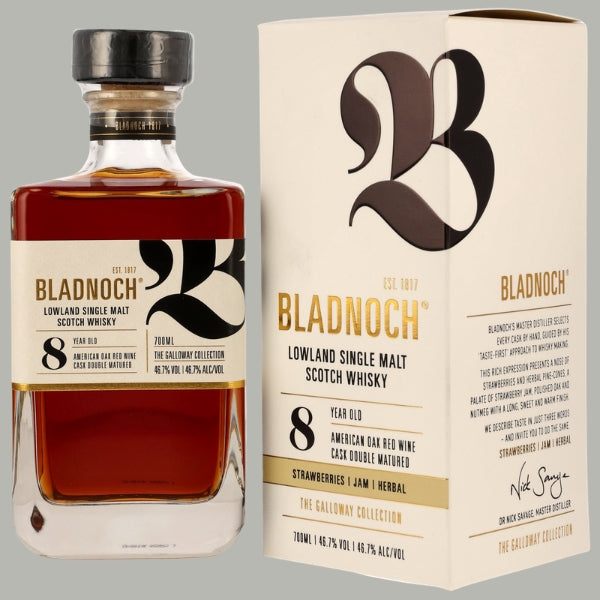 Bladnoch 8 Jahre American Oak Red Wine Cask Double Matured