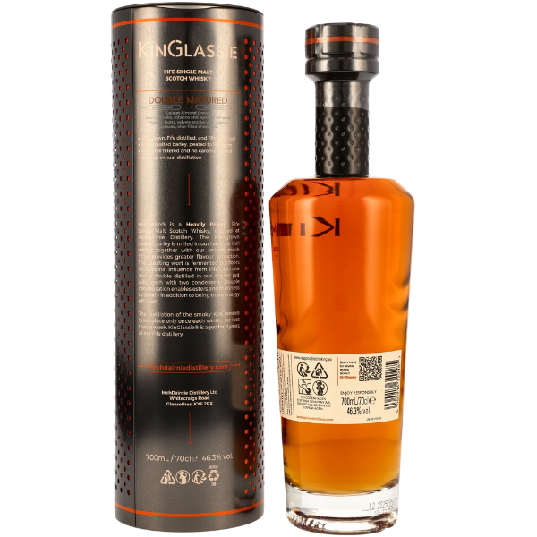 KinGlassie 8 Jahre Double Matured – Heavily Peated Inchdairnie