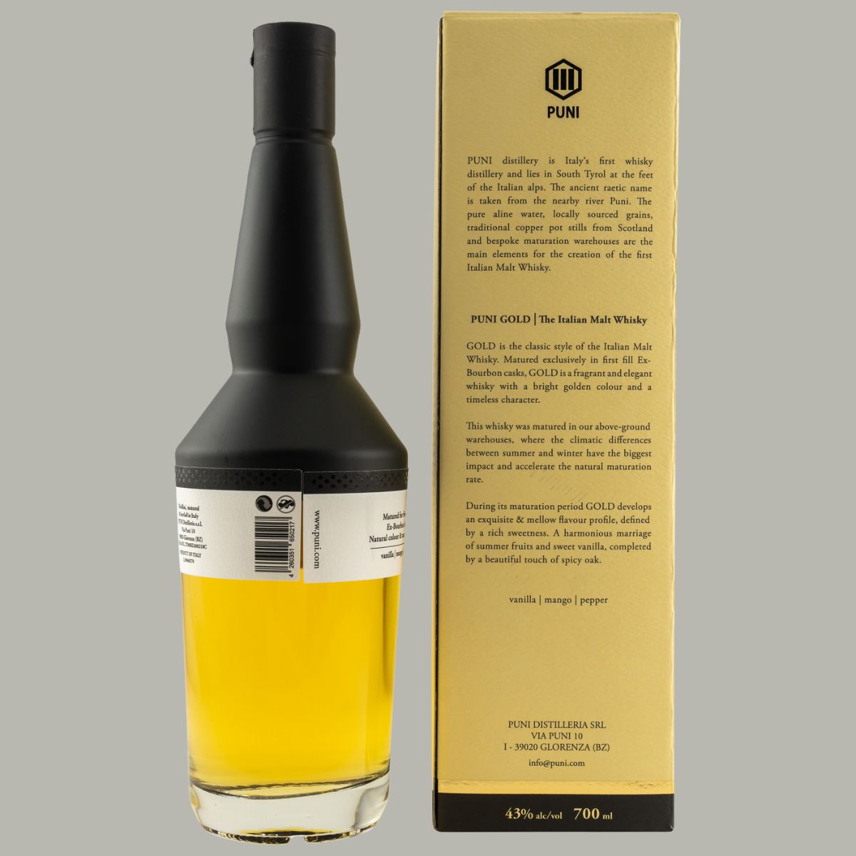 Puni Gold The Italien Malt Whisky